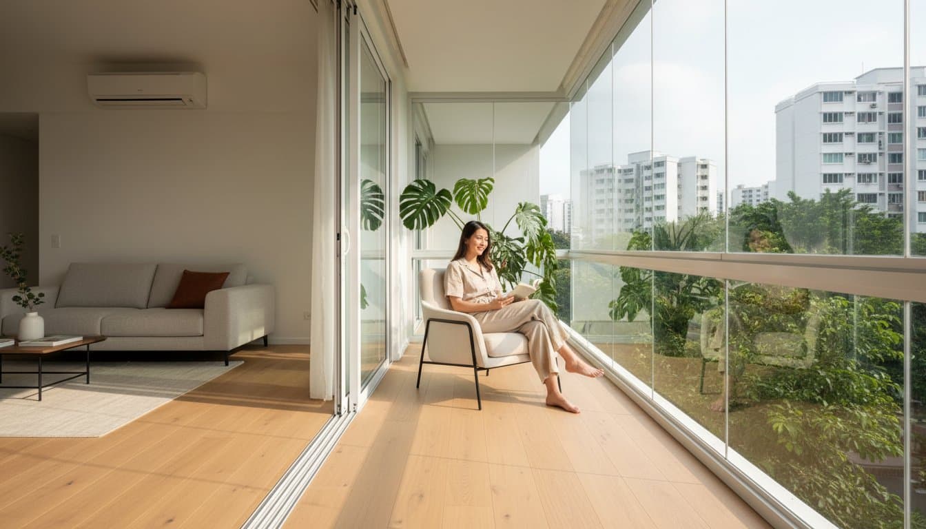 The Ultimate Guide to Flooring for Enclosed Balcony HDB Spaces in 2026