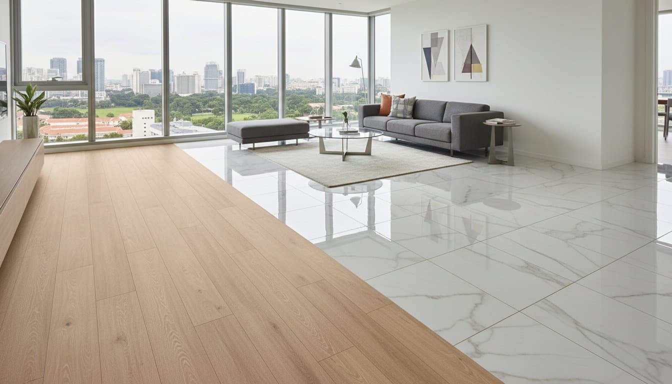 Vinyl Tiles vs. Porcelain Tiles: Which Premium Flooring Elevates Your Space?